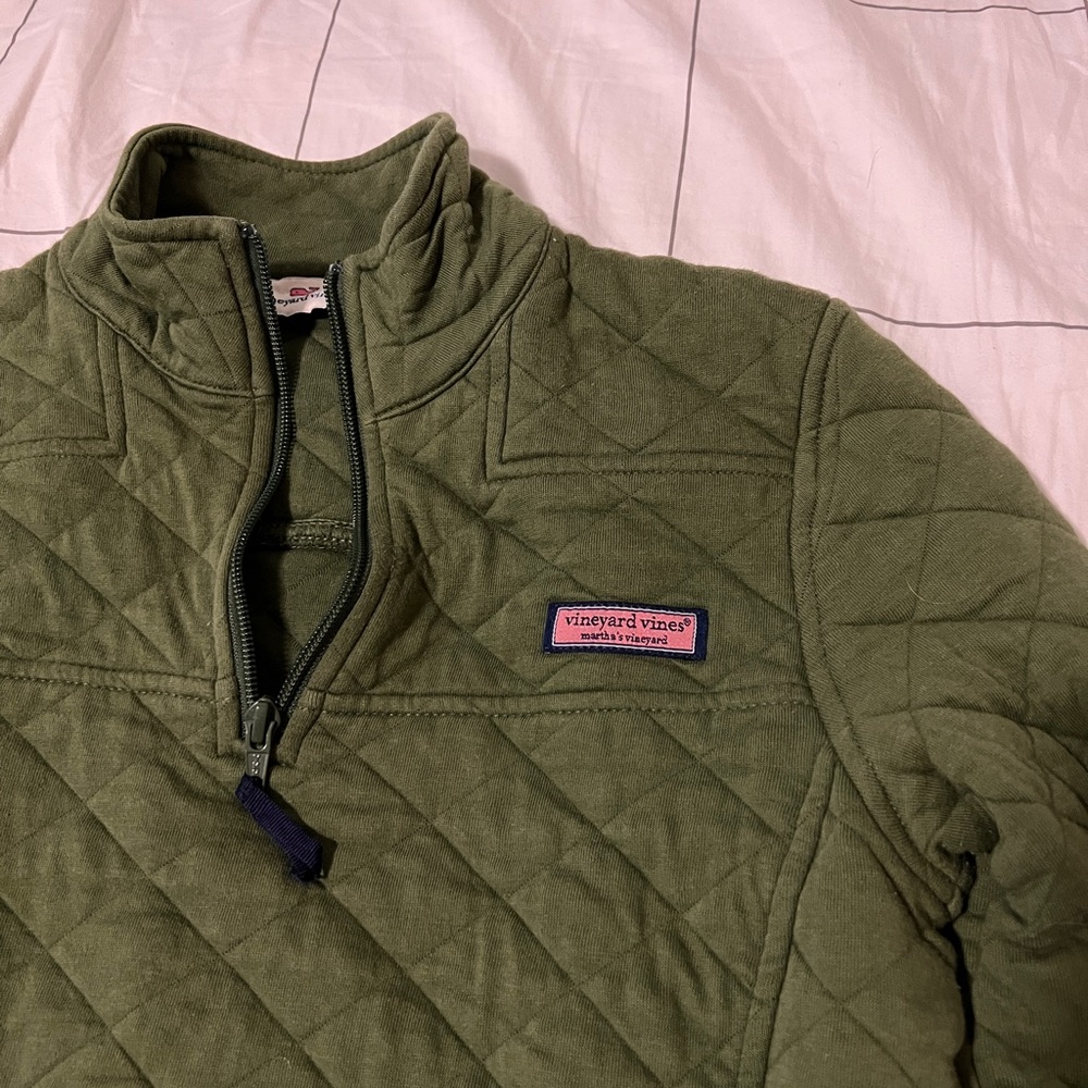 Vineyard Vines Quilted Quarterzip - Picture 3 of 5